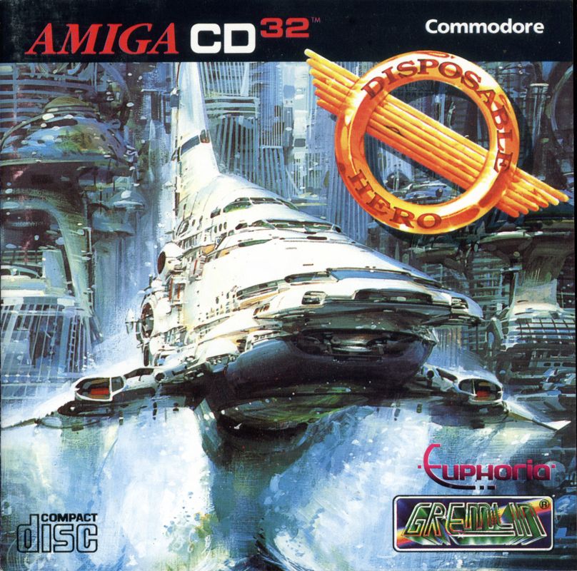 Disposable Hero box art for Amiga CD32